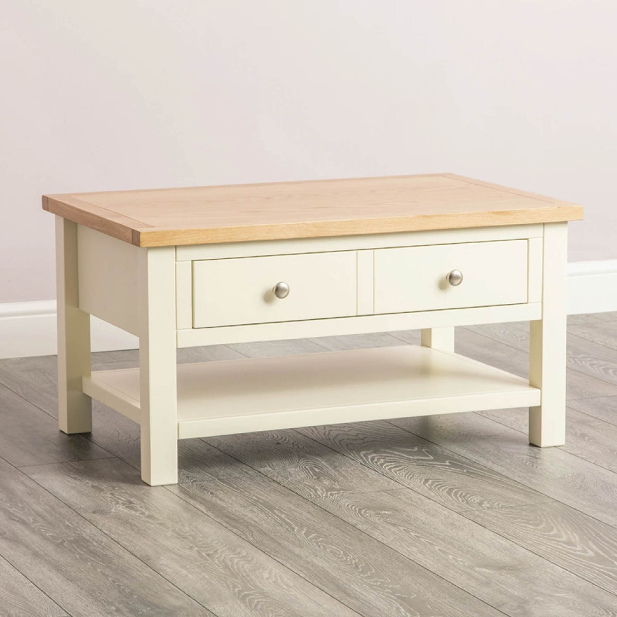 Farrow Cream coffee table unit by Roseland Furniture 