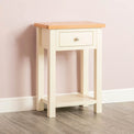 Farrow Cream Telephone Side Table - Lifestyle side view