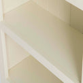 Farrow Cream Narrow Bookcase - Close up of shelf