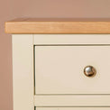 Farrow Cream 2 cupboard 2 drawer mini sideboard unit cupboard drawer knob