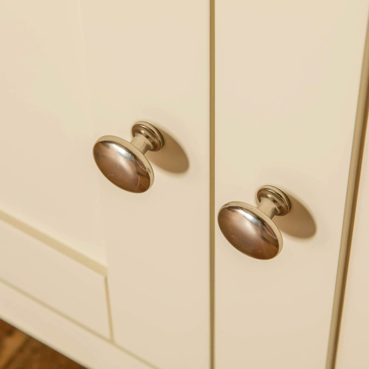 Farrow Cream 2 cupboard 2 drawer mini sideboard unit cupboard knob