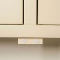 Farrow Cream 2 cupboard 2 drawer mini sideboard unit cupboard catches top