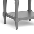 The Mulsanne Grey Side Table - Close Up of Table Legs