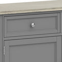 Mulsanne Grey Small Sideboard - Close Up of Drawer