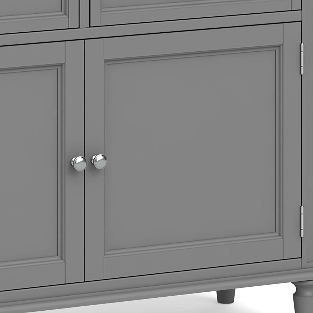 Mulsanne Grey Small Sideboard - Close Up of Cupboard