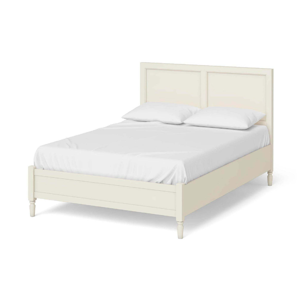 The Muslanne Cream 4'6" Double Bed Frame  