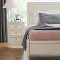Decorative image of The Mulsanne Cream French Style Bedside Table with 3 Drawers