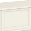 Mulsanne Cream Painted Ottoman Blanket Box - Close Up of Panel at Front of Box