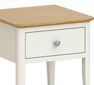 Windsor Cream Lamp Table - Close Up of Drawer