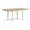 Windsor Cream Flip Top Dining Table by Roseland Furniture