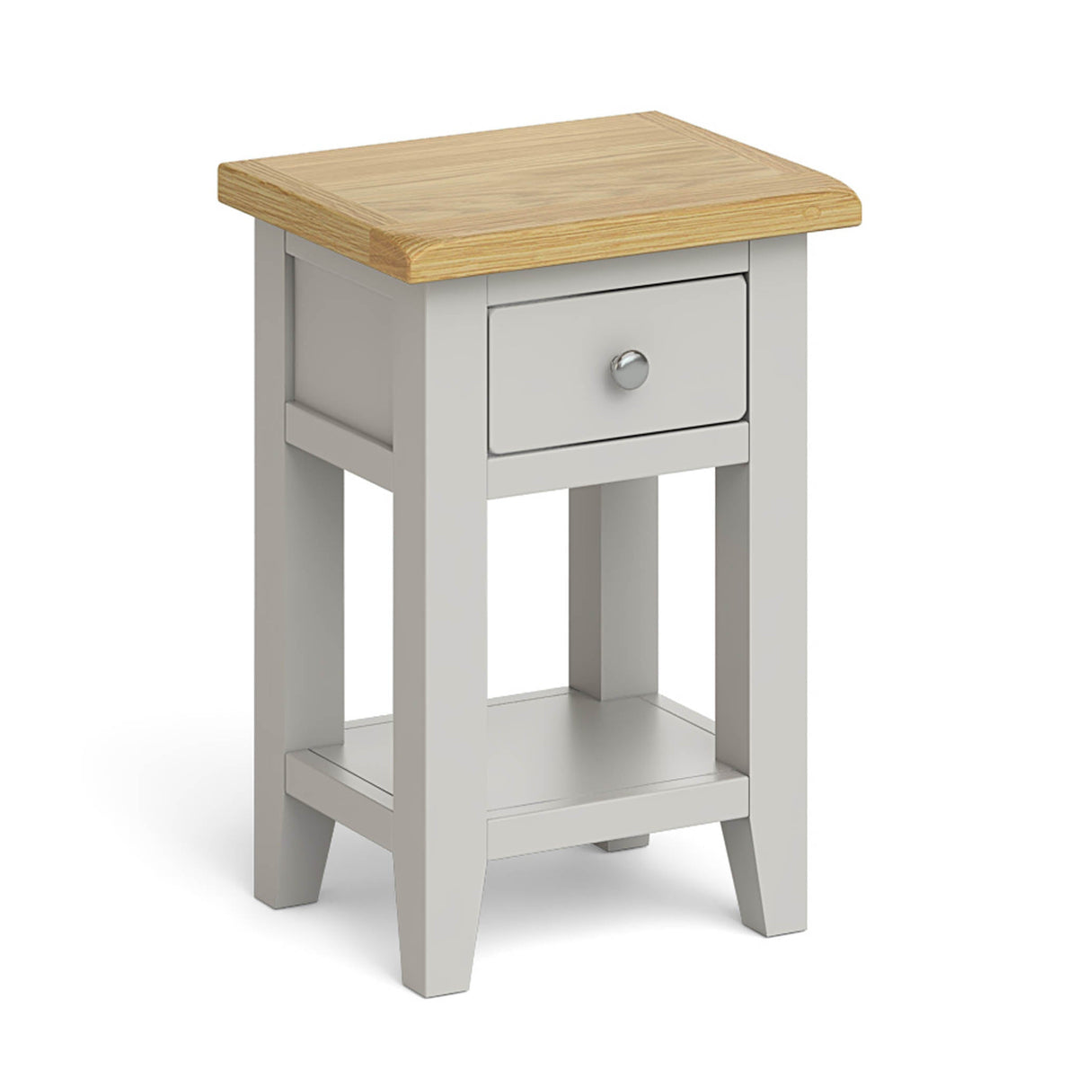 Lundy Grey Lamp Table by Roseland Furniture