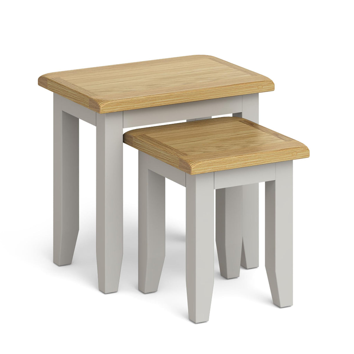 Lundy Grey Nest of Tables by Roseland Furniture