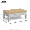 Dimensions - Lundy Grey Large Coffee Table