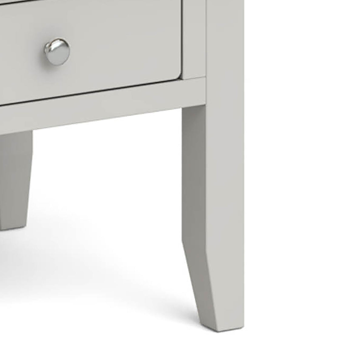 Lundy Grey Large Coffee Table - Close Up of Legs