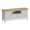 Lundy Grey Large TV Stand by Roseland Furniuture
