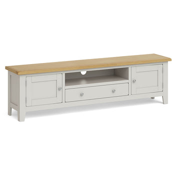 Lundy Grey 180cm Extra Large TV Stand