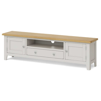 Lundy Grey 180cm Extra Large TV Stand