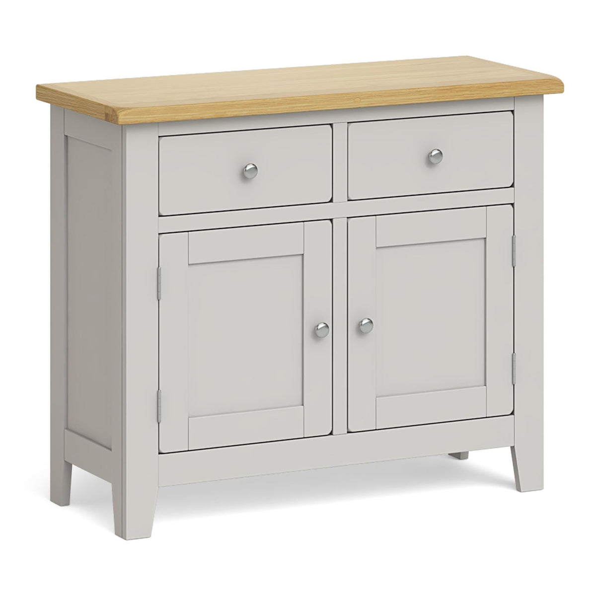 Lundy Grey Small 2 Door Sideboard by Roseland Furniture