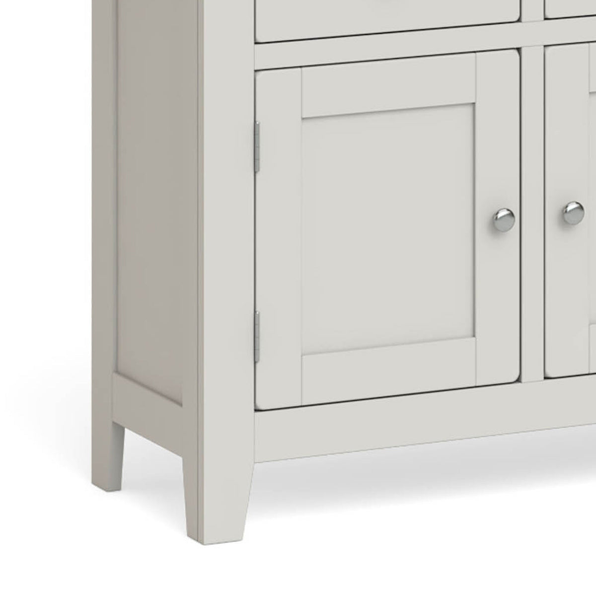 Lundy Grey Extra Large Sideboard Unit - Close up of Cupboard Door