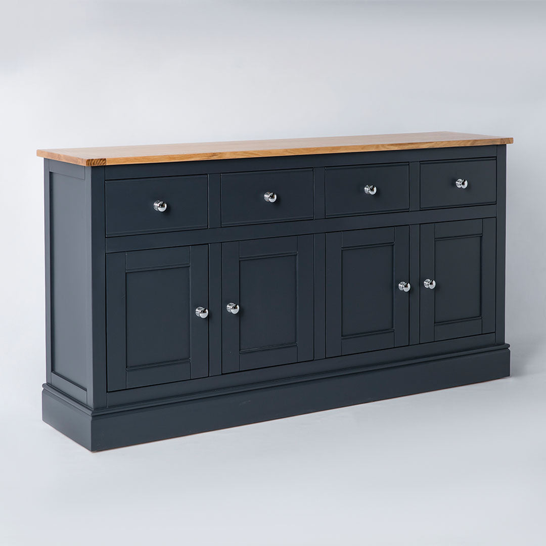 Side view of the Chichester Black Extra Large Sideboard