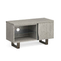 Soho Small 90 cm TV Stand with Glass Shelf by Roseland Furniture