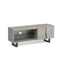 Soho Large 130 cm TV Stand with Glass Shelf by Roseland Furniture