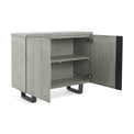 Soho Small Sideboard - Side view with doors open