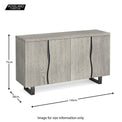 Dimensions - Soho Large Sideboard