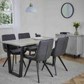 Soho Grey Dining Table 140cm