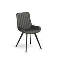 Soho Dining Chair with soft waxed coated seating by Roseland Furniture