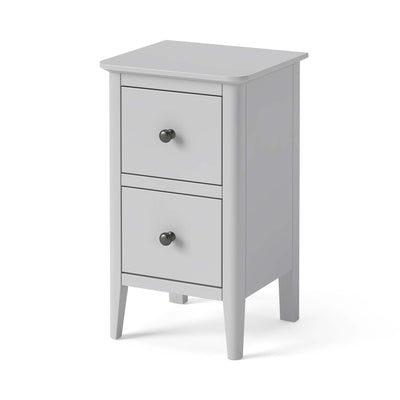 Elgin Grey Narrow Bedside Table