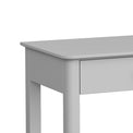 close up of sleep top edge on the Elgin Grey Home Office Desk