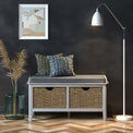 Elgin Grey Storage Bench lifestyle image