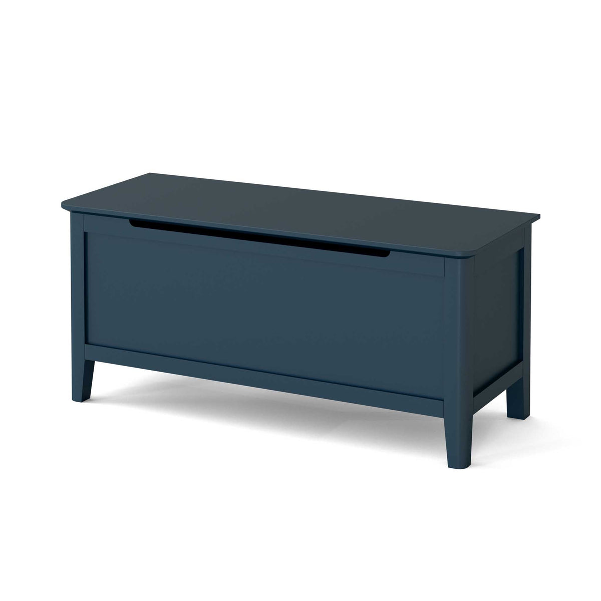 Stirling Blue Blanket Box Ottoman Chest from Roseland Furniture