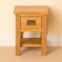 Lanner Oak Lamp Table front view