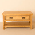 Lanner Oak Coffee Table front view
