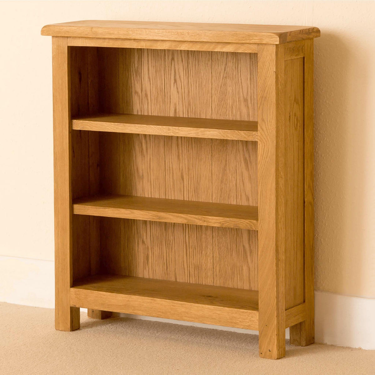 Lanner Oak Small Bookcase by Roseland Furniture