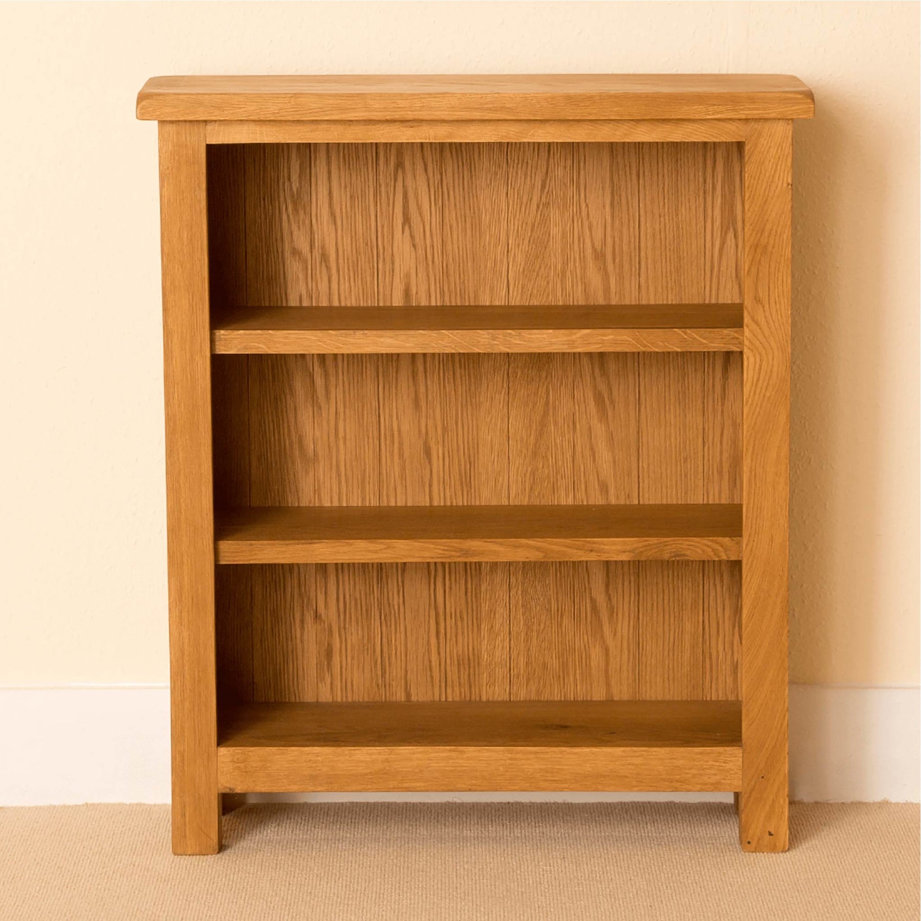 Lanner Oak Small Bookcase front 