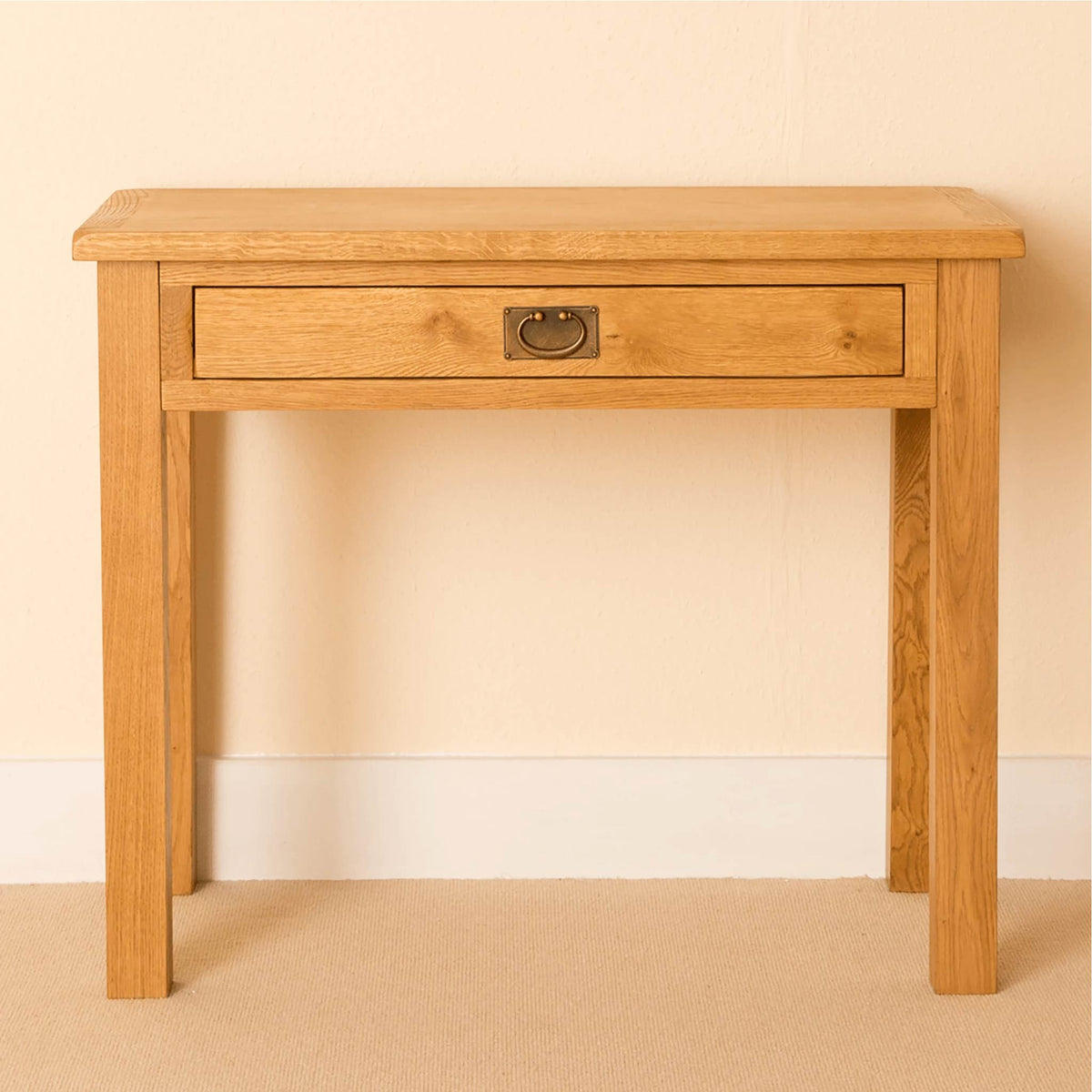 Lanner Oak Desk front view