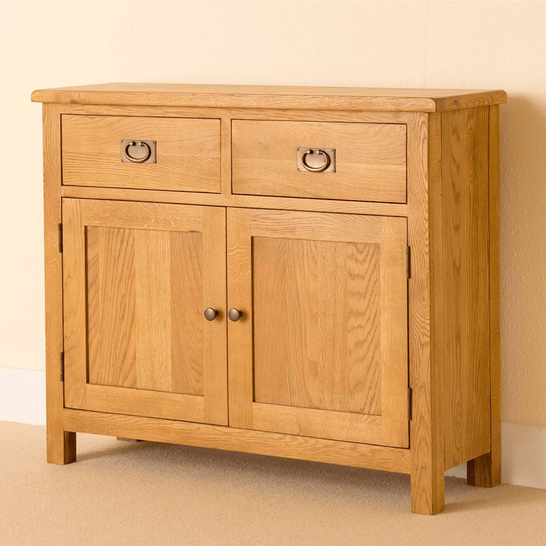 Lanner Oak Small Sideboard Unit by Roseland Furniture