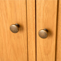 Lanner Oak Small Sideboard cupboard door front view