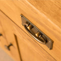 Lanner Oak Mini Sideboard top view of drawer