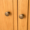 Lanner Oak Mini Sideboard door knob view