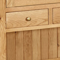 Zelah Extra Large Dresser - Close Up of Drawer Front on Hutch