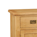 Zelah Oak Large Sideboard - Close Up of Top of Sideboard