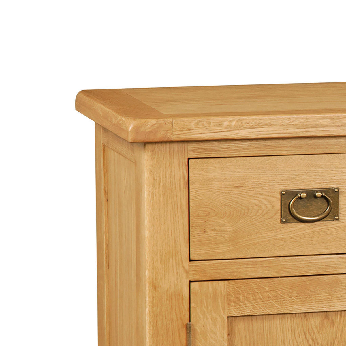 Zelah Oak Large Sideboard - Close Up of Top of Sideboard