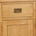 Zelah Oak Large Sideboard - Close Up of Drawer Front