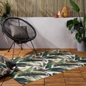 Hawaii Green Jungle Outdoor / Indoor Rug