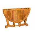 Henley Acacia Wooden 4 Seat Dining Set easy storage table