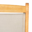Henley Acacia Wooden 4 Seat Dining Set close up of wooden frame